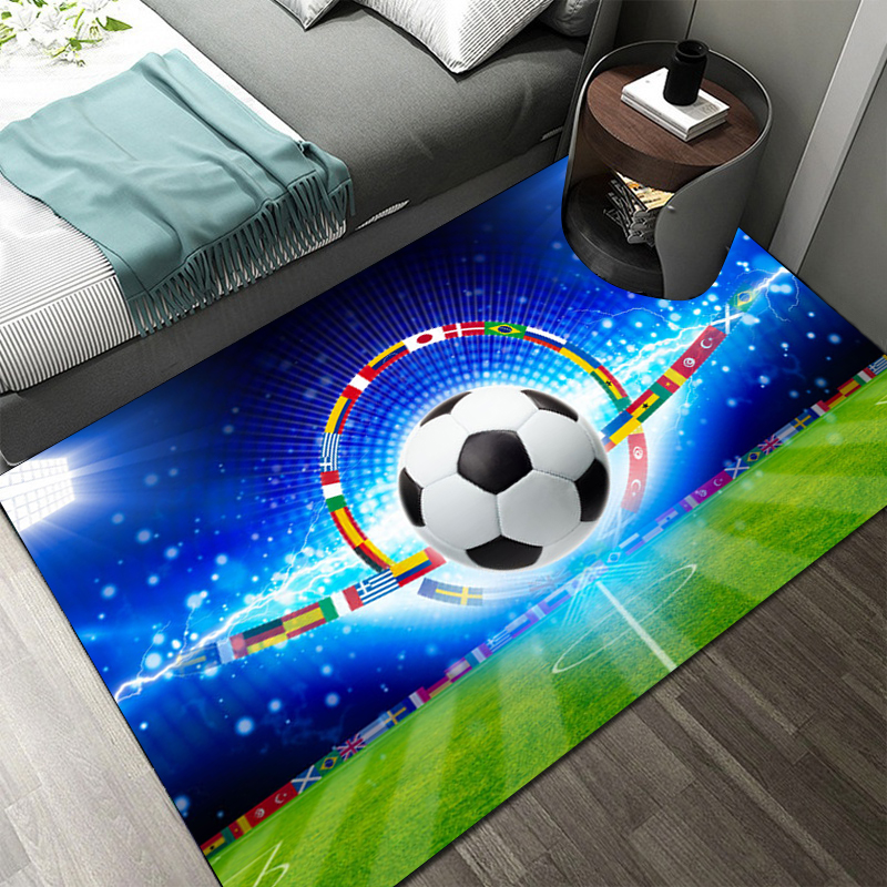 Commercial Printing & Graphics - Football Carpet and Rugs Bedroom Living