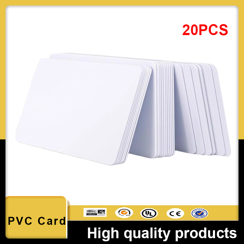 Commercial Printing Services - 20PCS Glossy White Blank Inkjet Printable