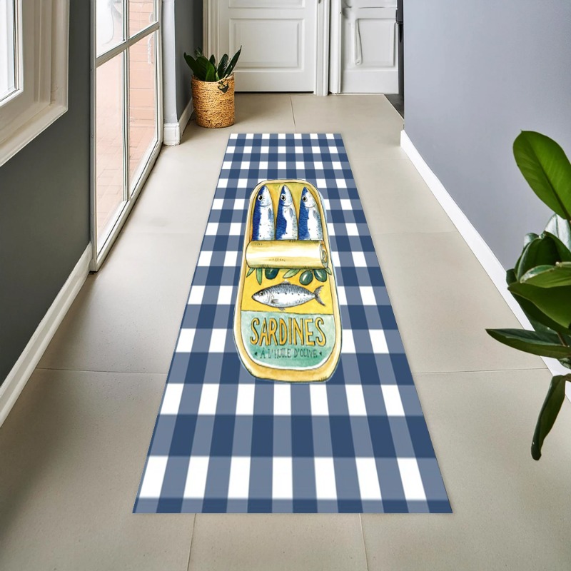Vintage Blue Striped Sardine G - Commercial Printing Services reseña y precio