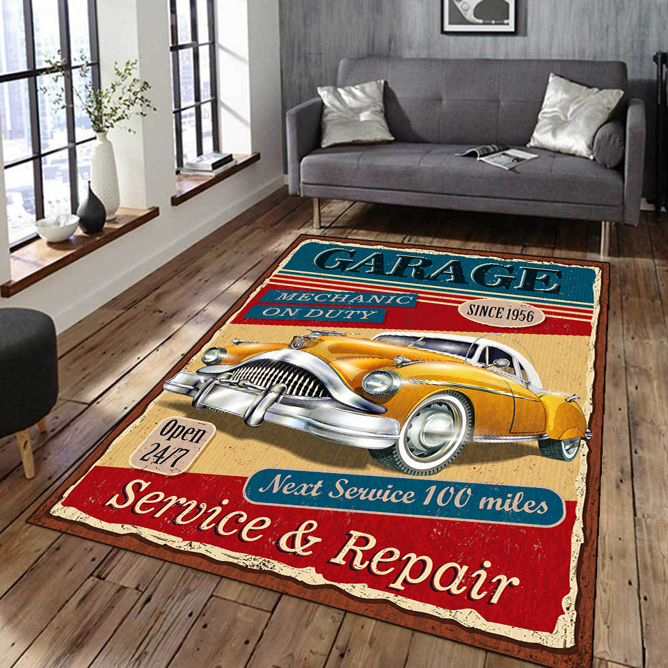 Retro Classic Motorcycle Car P - Commercial Printing Services reseña y precio