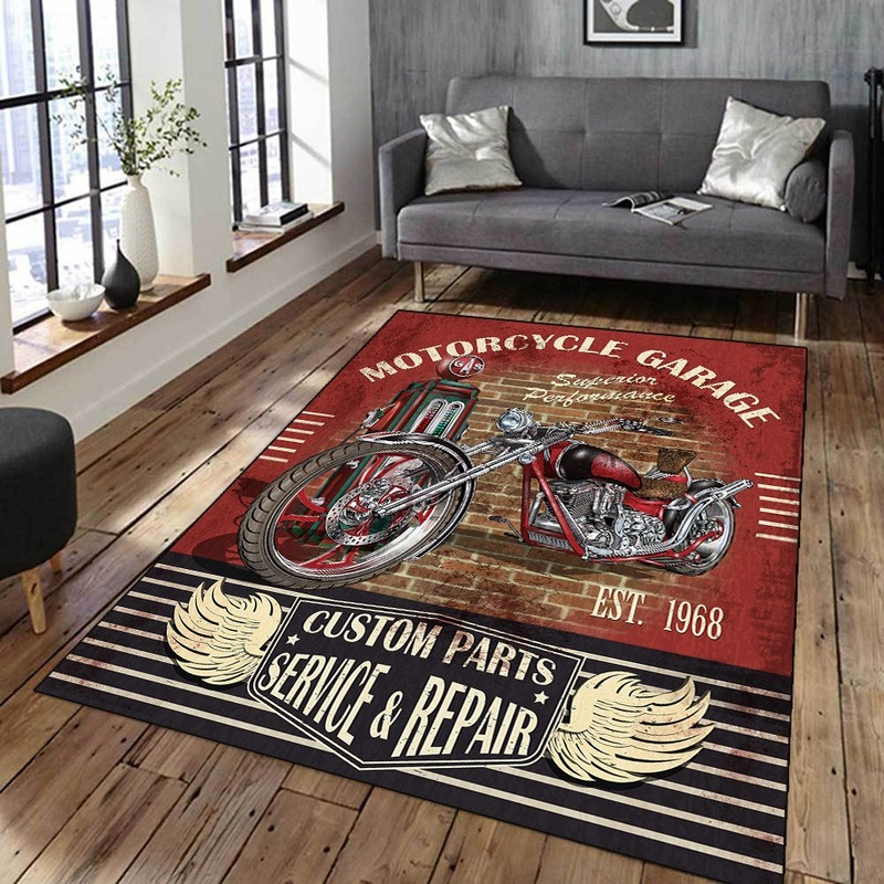 Retro Classic Motorcycle Car P - Commercial Printing Services reseña y precio