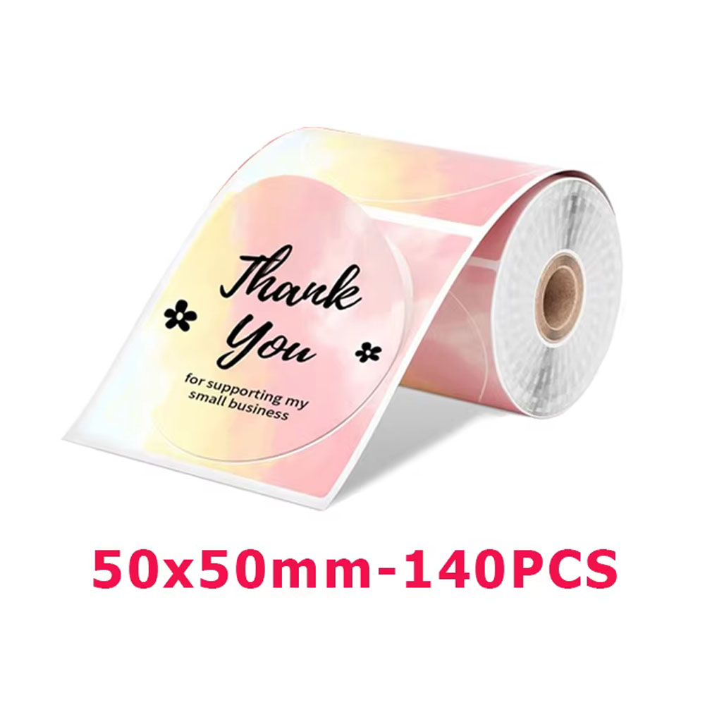1Roll Round Circle Thermal Pap - Commercial Printing Services reseña y precio