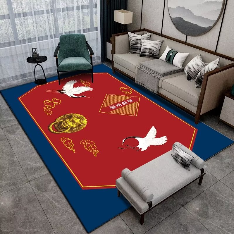 Chinese Style Flower Carpet fo - Commercial Fabric Printing reseña y precio