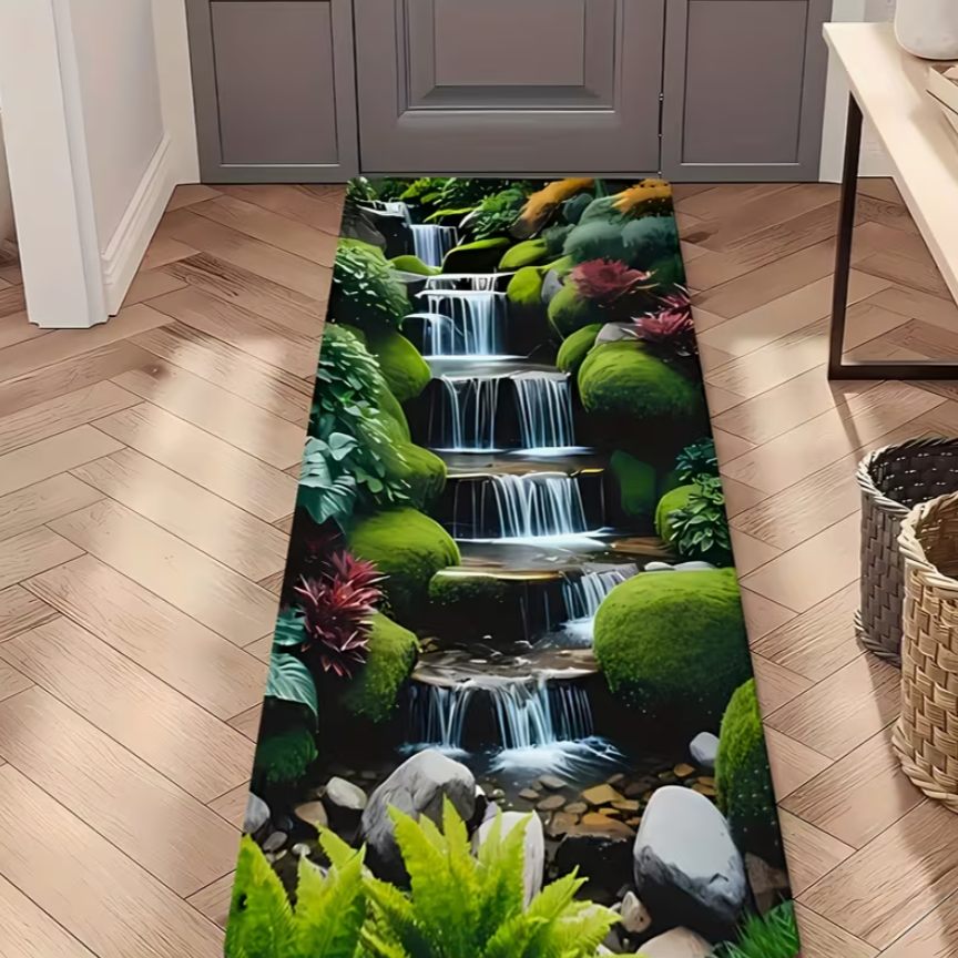 1pc Waterfall Forest Flower Pr - Commercial Printing Services reseña y precio