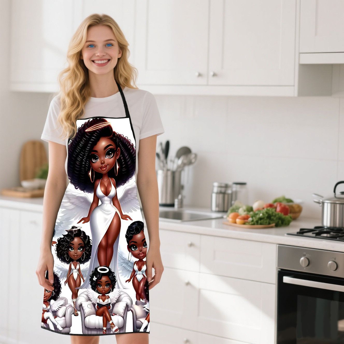 Angel Beauty Printed Kitchen A - Commercial Fabric Printing reseña y precio