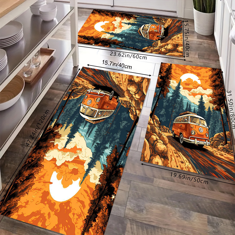 Vintage Camping Bus Kitchen Ru - Commercial Printing Services reseña y precio
