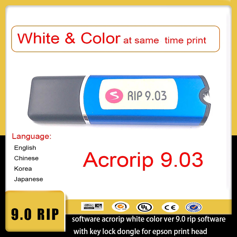 AcroRIP White Color Ver 9.0 RI - Color Rip Software Dongle reseña y precio