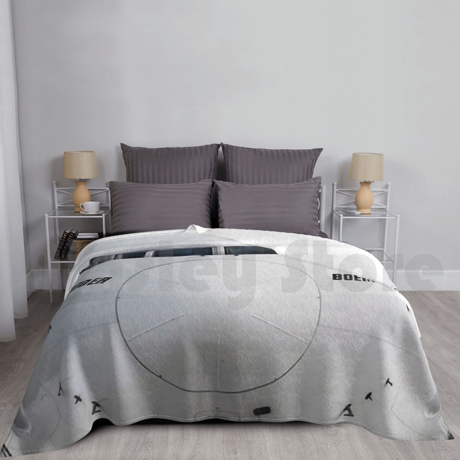 Boeing 777 Nose View Blanket F - Commercial Fabric Printing reseña y precio