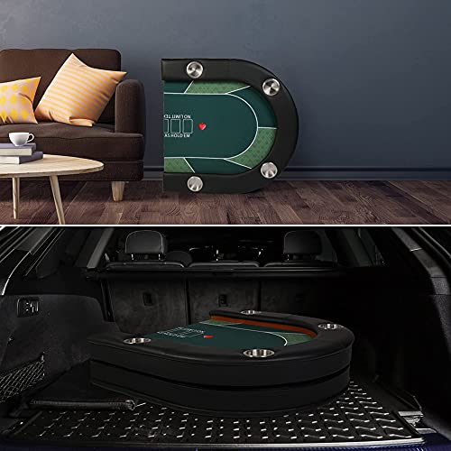 8-Player Foldable Poker Table  - Commercial Fabric Printing reseña y precio